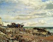 The Undercliff At Bonchurch Isle Of Wight - 爱德华·威廉·库克